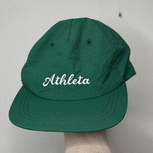 Athleta Forest Green Retro Baseball Cap